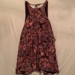 SILENCE + NOISE COLORFUL SNAKE PRINT DRESS